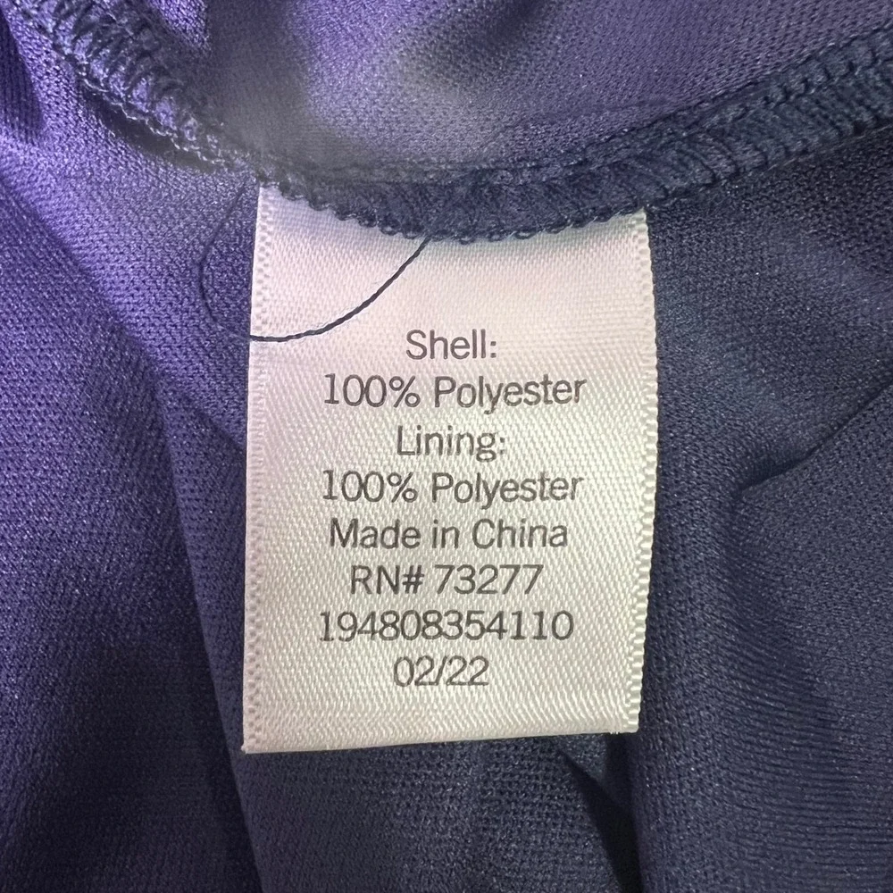 Lauren Conrad Floral Midi Dress XXL Square Neck Smocked Pink Blue - Picture 8 of 9